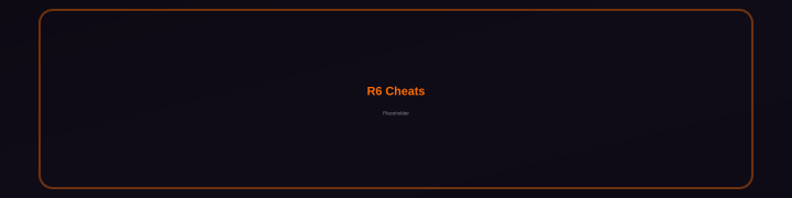 Rainbow Six Siege cheats logo — ESP, aimbot and wallhack for PC